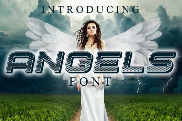 Angels Font: A Bold Display Typeface for Eye-Catching Campaigns