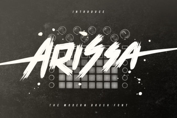 Arissa: The Bold Brush Display Font for Handmade Branding