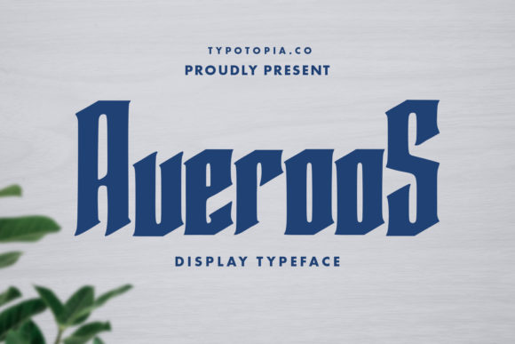 Averoos Display Font for Web Design Projects