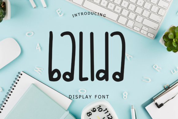 Balida: A Joyful Display Font for Editorial Design