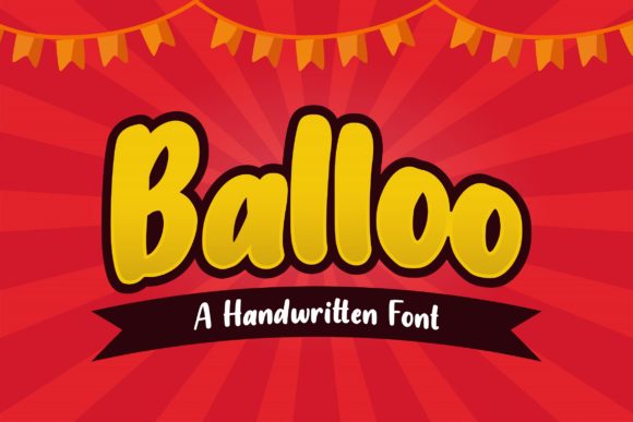 Balloo Display Font for a Joyful Web Design