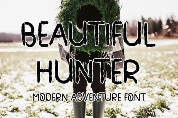 Beautiful Hunter Font Review: A Bold Display Typeface for Creative Projects