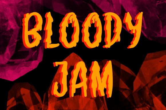 Bloody Jam Font for Halloween-Themed Web Design Projects