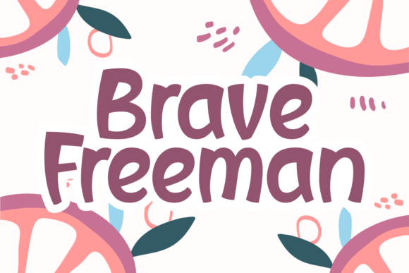 Brave Freeman Font: A Quirky Display Typeface for Content Creators