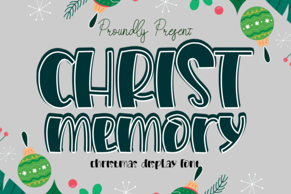 Christ Memory Font for Editorial Design