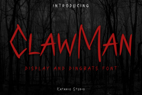 ClawMan: The Ultimate Halloween Display Font for Creative Makers