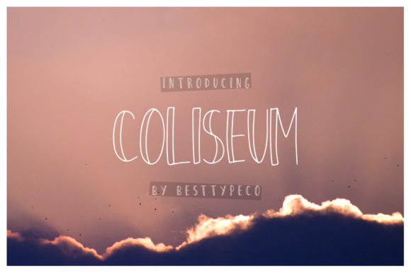 Coliseum Font: A Joyful Display Typeface for Web Design