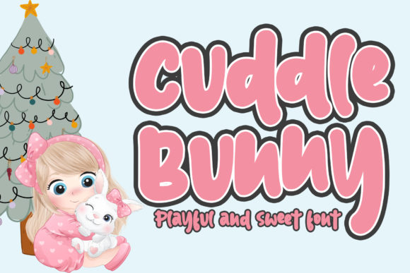 Cuddle Bunny Font: A Playful Display Typeface for Marketers and Designers