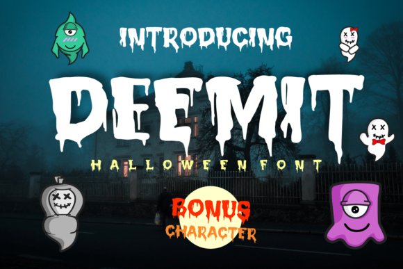 Deemit Font: A Playful Display Typeface for Creative Projects