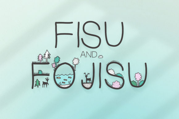 Fisu Fojisu Display Font for Craft Projects