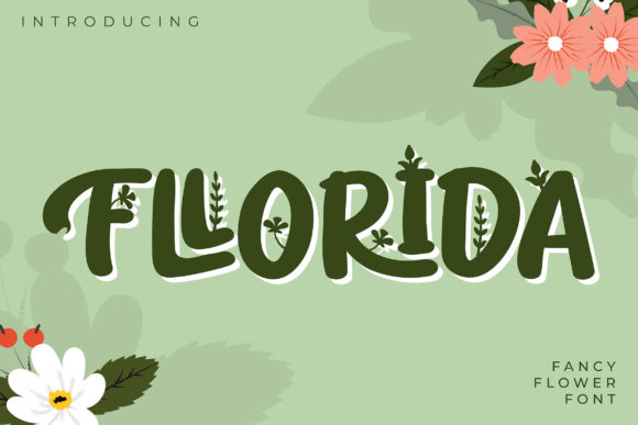 Fllorida Display Font for Eye-Catching Campaign Design