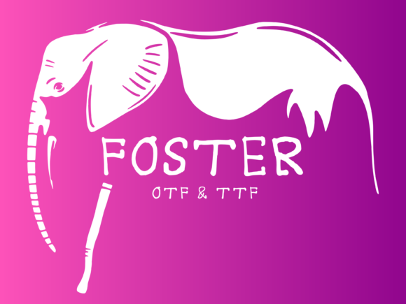 Foster Display Font for Editorial Design