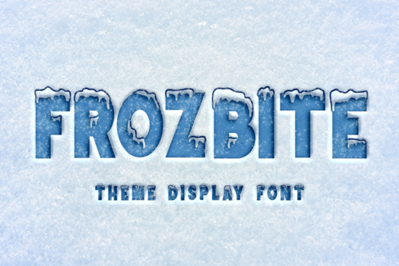 Frozbite Font for a Memorable Winter Brand