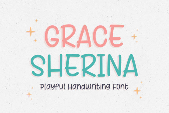 Grace Sherina Display Font for Playful Campaign Design