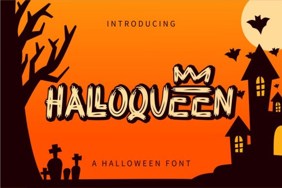 Halloqueen Font: A Spooky Display Typeface for October Web Designs