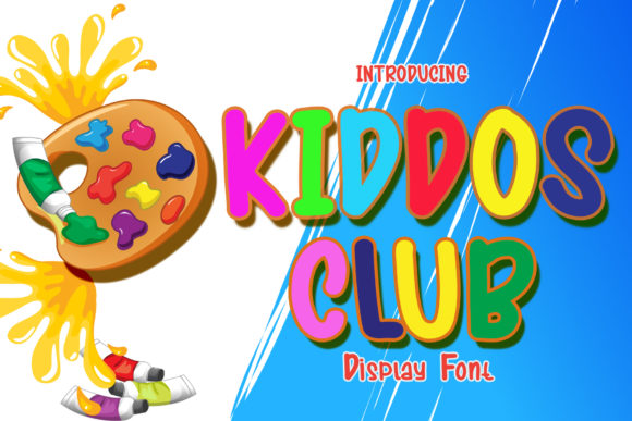 Kiddos Club Font Review: A Joyful Display Typeface for Creative Projects