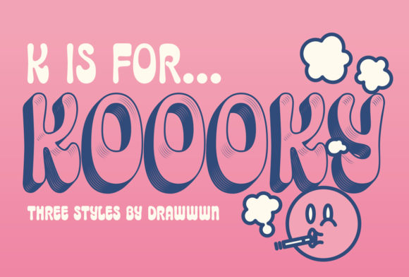 Koooky Font for Vibrant Editorial Design