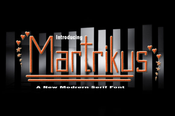 Martrikus Display Font: Elevate Your Brand Identity