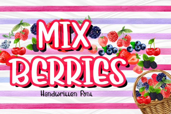 Mix Berries Font for Branding and Display Projects