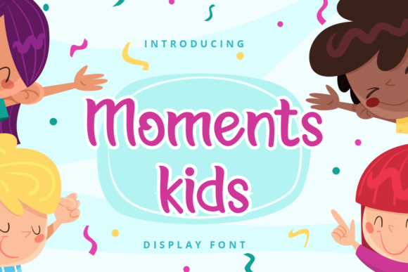 Moments Kids Font for Creative Crafting and Design Projects