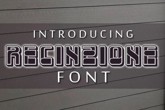 Recinzione: The Bold Display Font for Memorable Branding