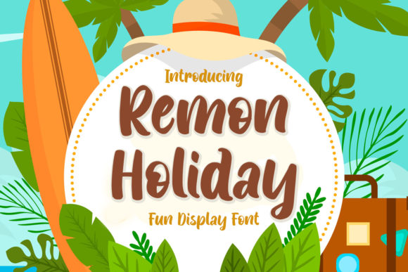 Remon Holiday Font Review for Small Business Branding