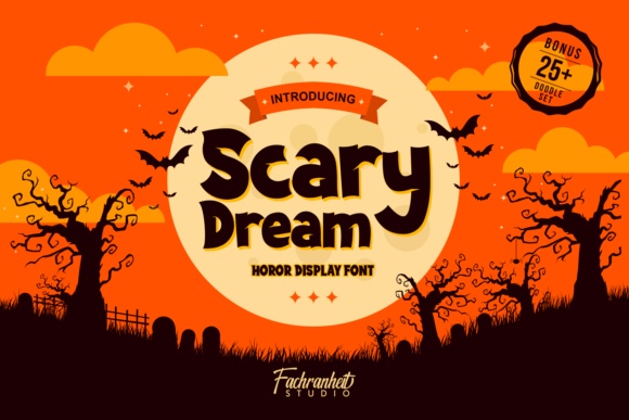 Scary Dream Font for Bold Branding and Spooky Designs