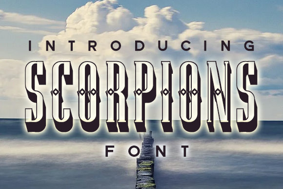 Scorpions Display Font Review for Editorial Design