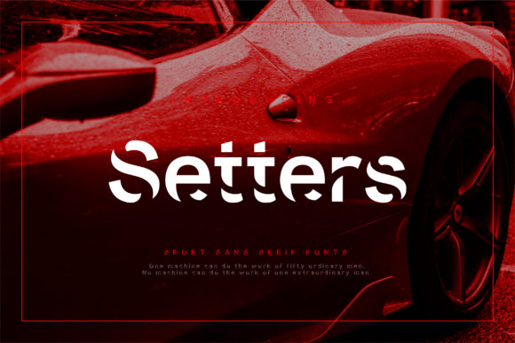 Setters Font Review: A Bold Display Typeface for Creative Projects