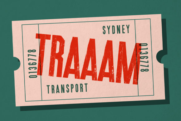 Traaam: The Bold Display Font That Elevates Your Campaign Headlines